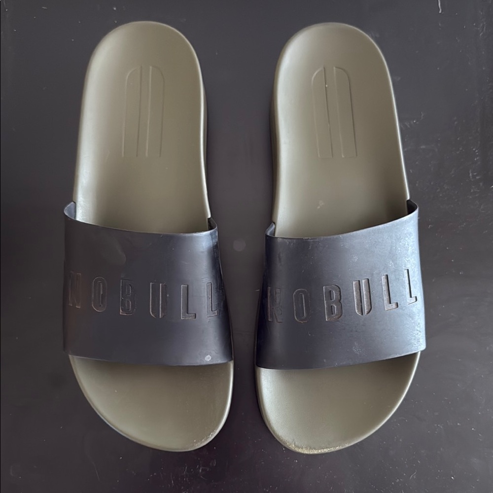 NOBULL Olive and Black Slides